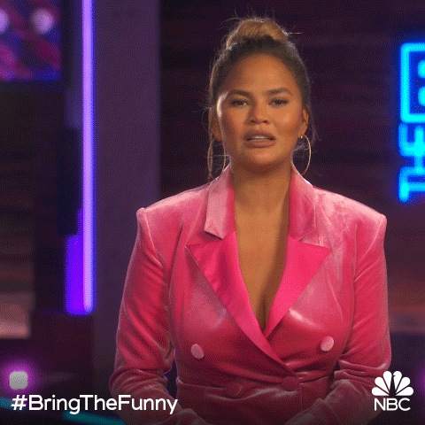 Chrissy Teigen Bring The Funny GIF by NBC - Find & Share ...