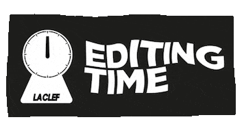 Editing Editingtime Sticker by La Clef