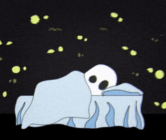 briannaecampbell night sleep ghost bedtime GIF