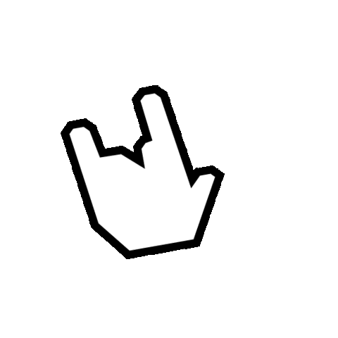 Horns Buro Sticker by burocratik