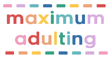 Grown Up Adult Sticker by Little Bit