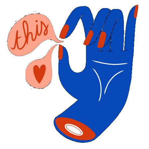 Hand Love Sticker by Aurage