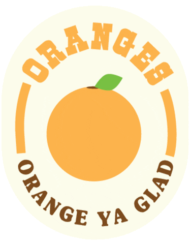 Happy Orange Juice Sticker by SASSY SAV