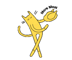 Cat Sticker by Smalls