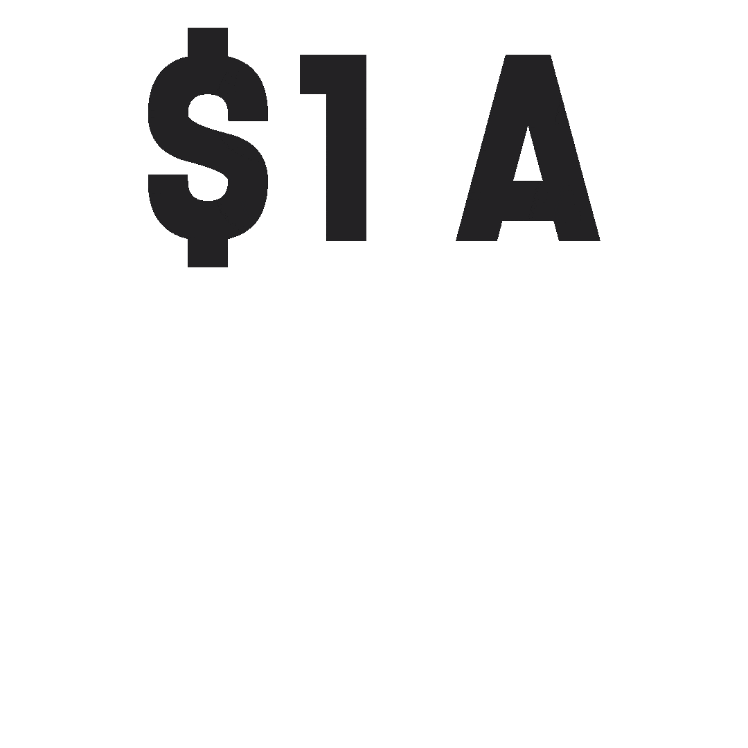 Dollar-a-Day CBD Sticker