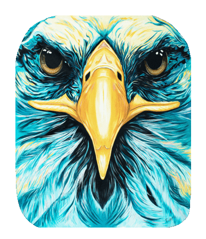Blue Sticker