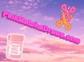 PinkMatchaDraws website pinkmatchadraws pinkmatchadrawscom GIF