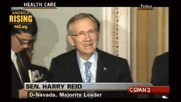 harry reid point GIF by America Rising PAC