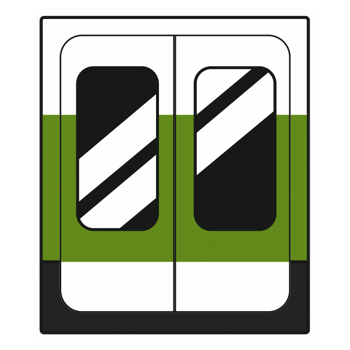 Revolving Door Train Sticker by GO Transit