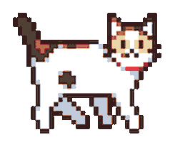 Cat Sitting Sticker by Nekologic