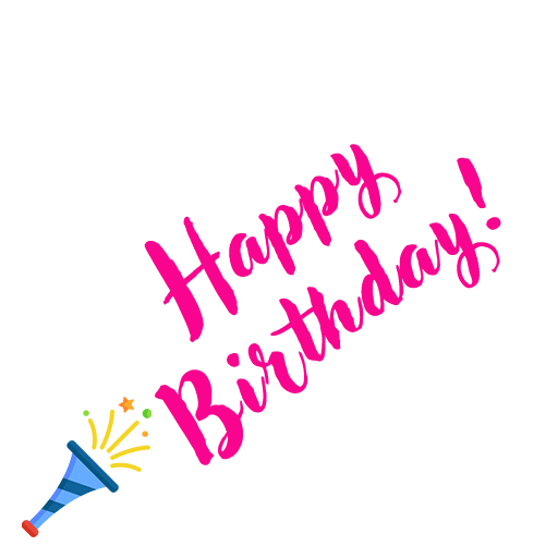 Happy Birthday Sticker by AsistenGue