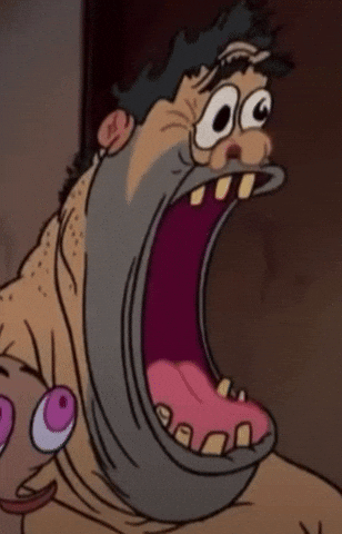Ren And Stimpy Scream GIF