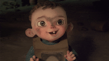 excited baby GIF by The Boxtrolls