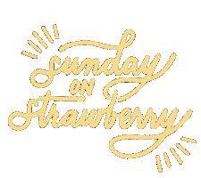 Sunday Strawberry Sticker by Ari Farley