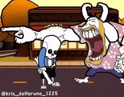 Angry Deltarune GIF