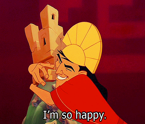 Image result for emperor's new groove gif you got me