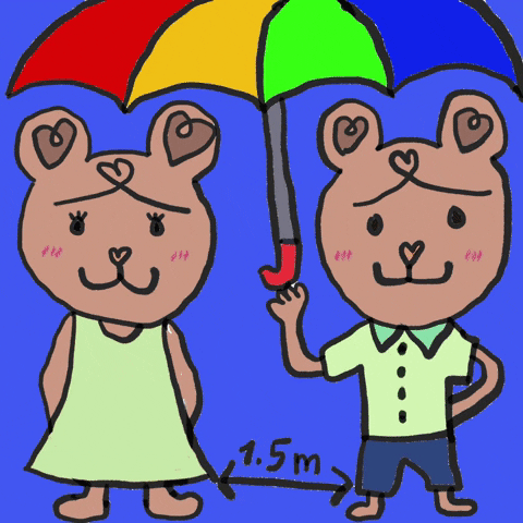 heartycoooool bear rain hearty heartycoooool GIF