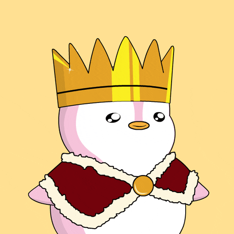 Hello Kitty Queen GIF by Pudgy Penguins