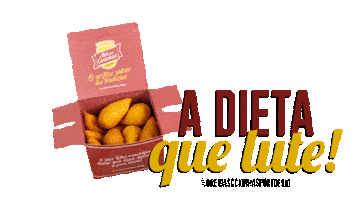 A Dieta Que Lute Sticker by O Rei das Coxinhas