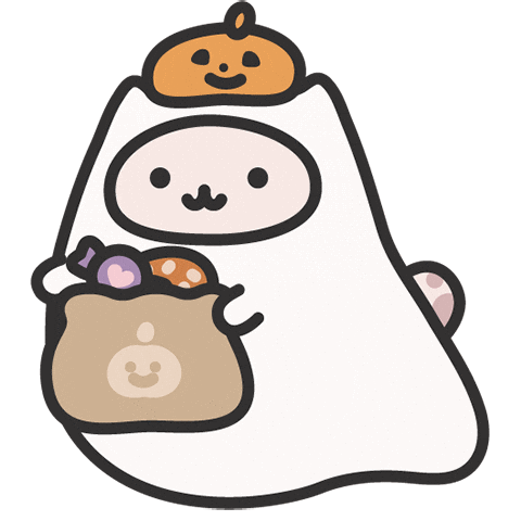 Cat Halloween Sticker