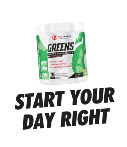Supplement Greens Sticker by Red Dragon Nutritionals