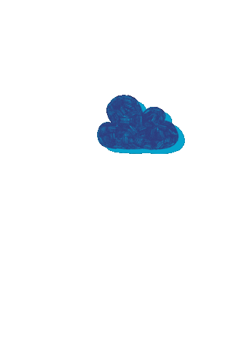 Cloud Sticker by carrotcrown
