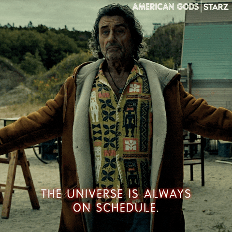 Being Late Ian Mcshane GIF by American Gods - Find & Share on GIPHY