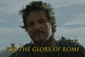 Pedro Pascal Glory GIF by Gladiator Movie