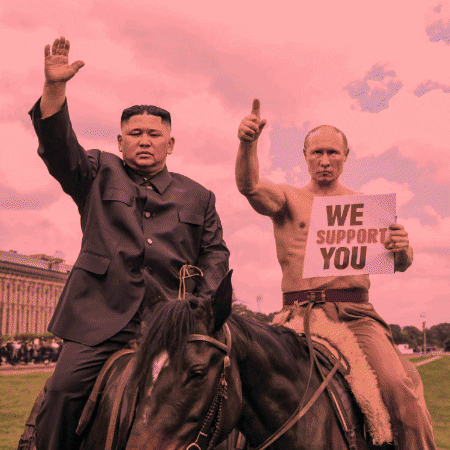 Putin We Support You GIF by Gallery.fm