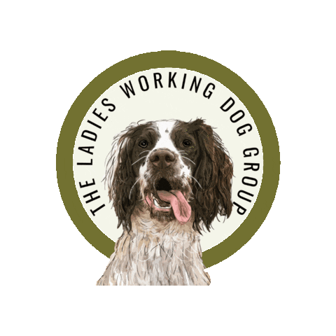 Ladies Working Dog Group Sticker