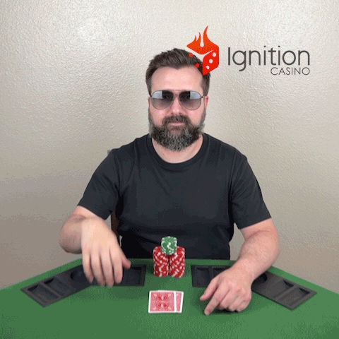 Card Game Bet GIF by Ignition Casino