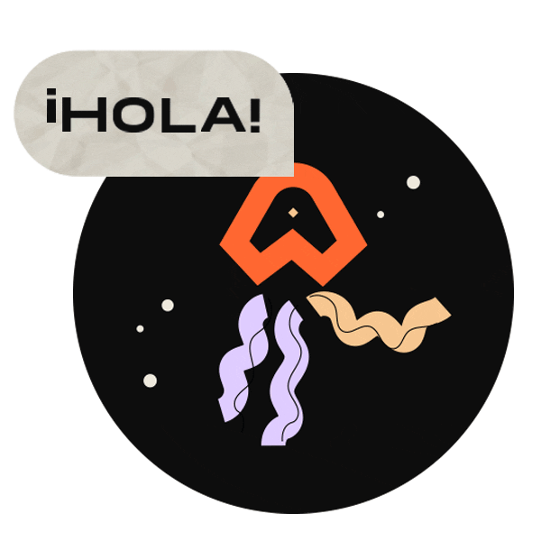 Hola Sticker