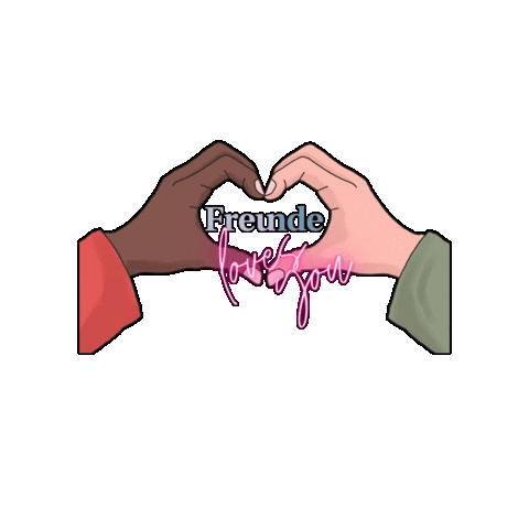 Fremde Werden Freunde Sticker