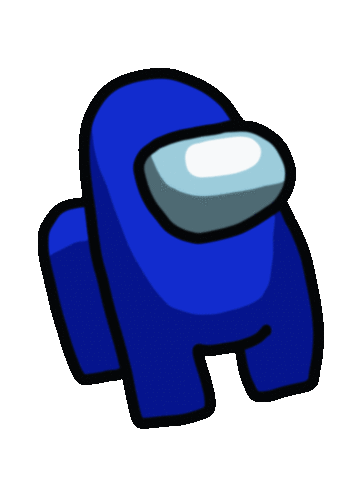 Dark Blue Imposter Sticker for iOS & Android | GIPHY