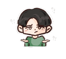 Confused Sticker