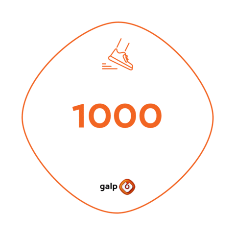 Run Correr Sticker by Galp