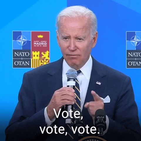 Voting Joe Biden GIF by The Democrats