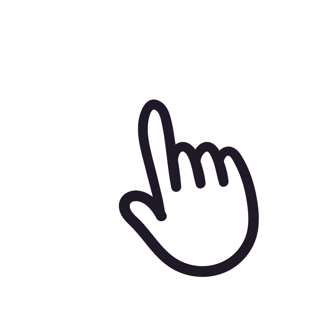 Point click sticker by popstar for ios android giphy
