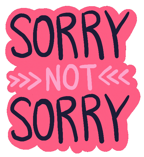 Sorry Sticker by YOYO JEANS