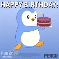 Happy Birthday GIF by Pudgy Penguins