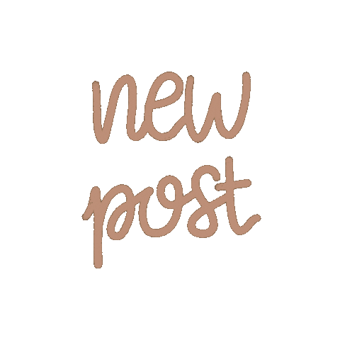 New Post Minimalist Sticker