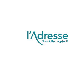 l'Adresse immobilier Sticker