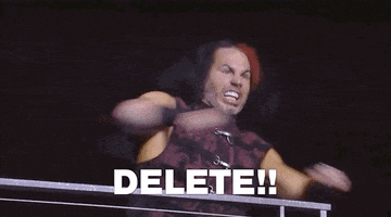 Delete Matt Hardy GIF by All Elite Wrestling on TNT