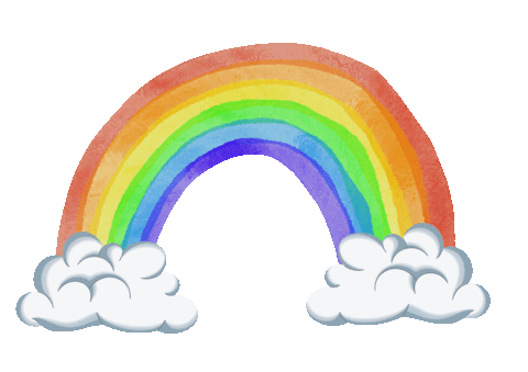 Rainbow Thank You Sticker for iOS & Android | GIPHY