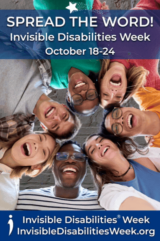 Awareness Chronic Illness GIF by Invisible Disabilities Association