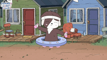 work out animation GIF by Cartoon Network