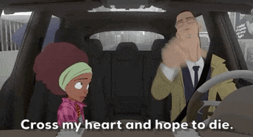 I Swear Promise GIF by Zombillenium
