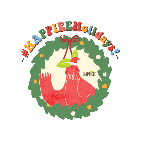 Merry Christmas Sticker by HAPPIEE!