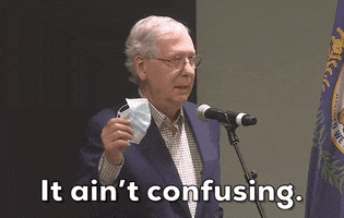 Mitch Mcconnell Wear A Mask GIF by GIPHY News