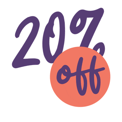 Promocao 20 Off Sticker by Belinha Calçados